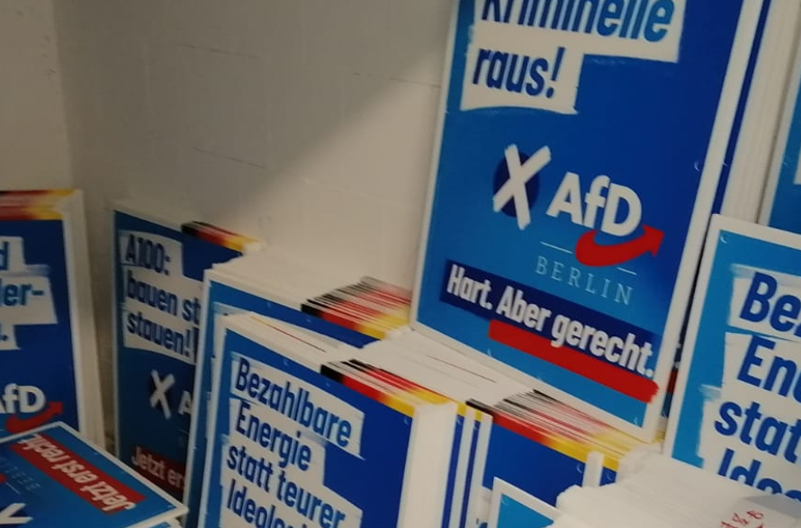 AfD zeigt erste Wahlplakate für Berlin-Wahl