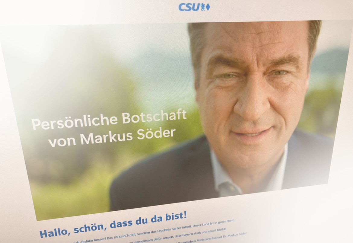 Söder grüßt persönlich